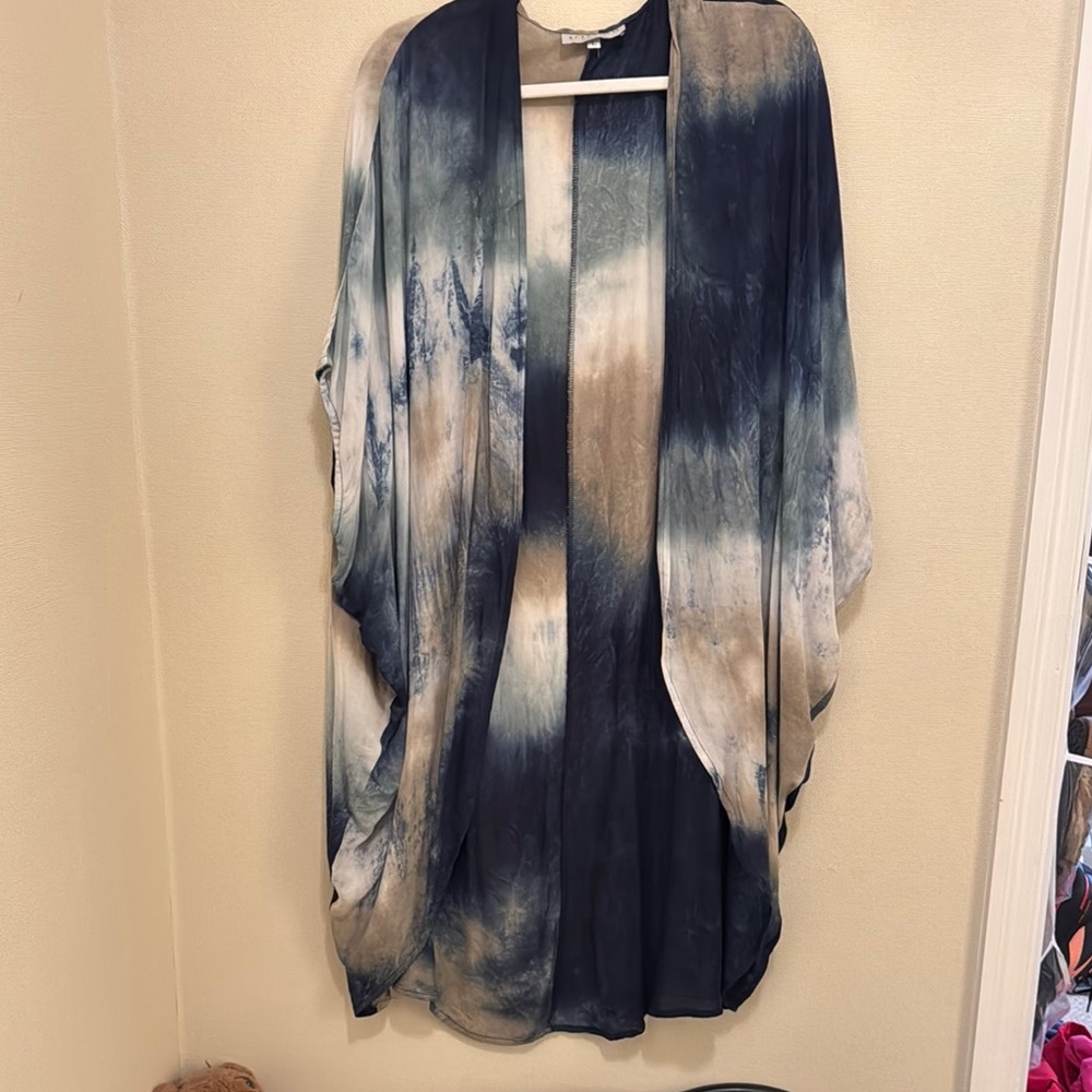 Bryn Walker Blue and Tan Women's Top